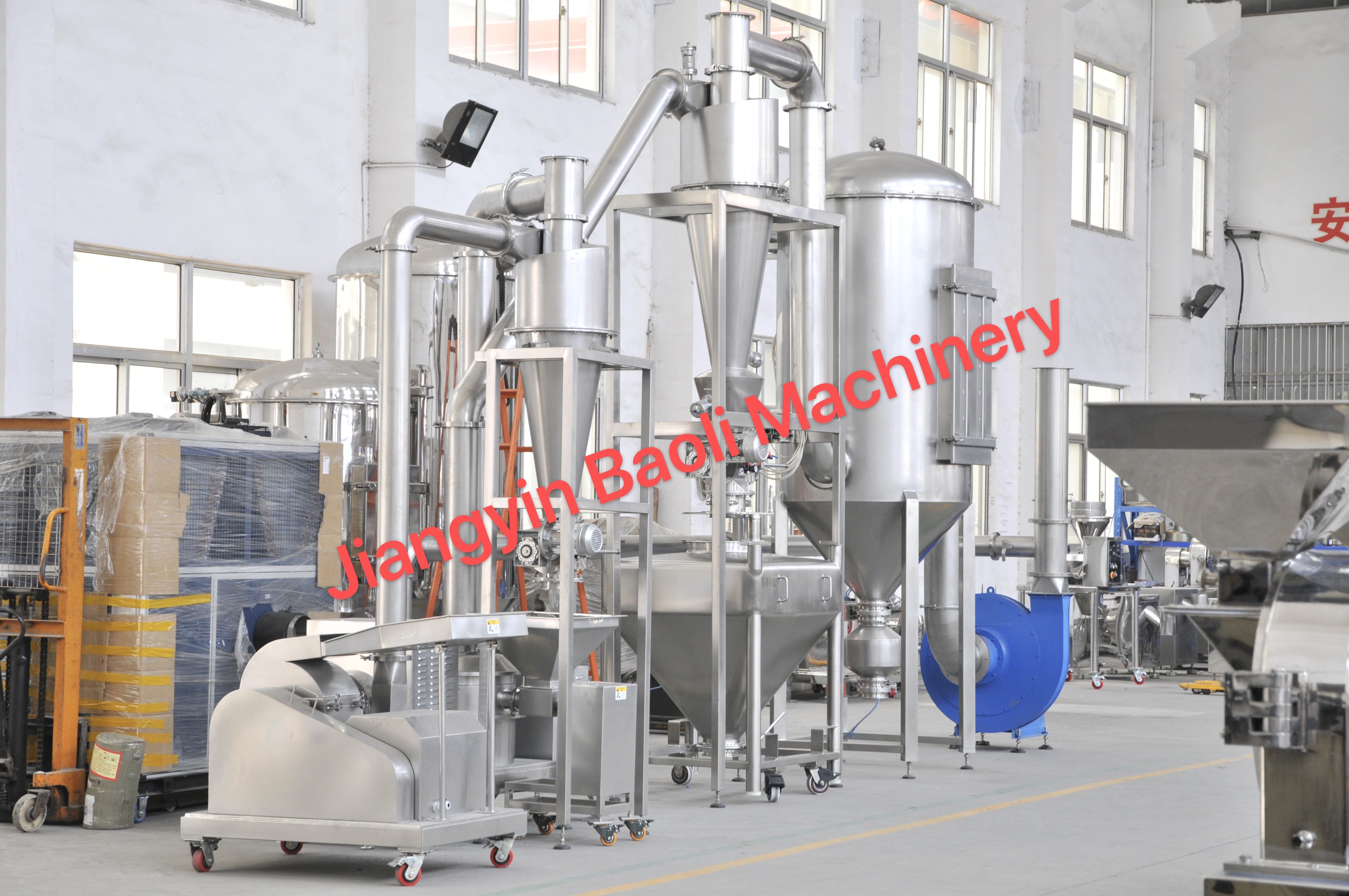 Blog công ty mới nhất về Black Purple Rice Superfine 200 Mesh Powder Pulverizer Machine Ready to Ship