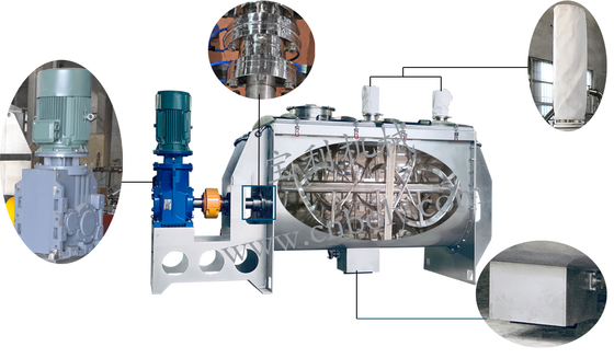 Industrial Ribbon Blender for Powder Mixing 300L-30000L Capacity