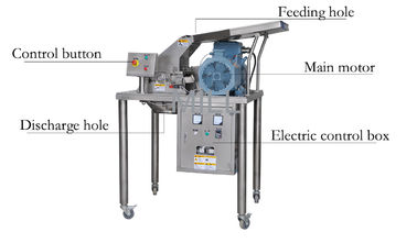 Medicine Processing Powder Grinder Machine Low Power Madagascar Vanilla Beans Fine