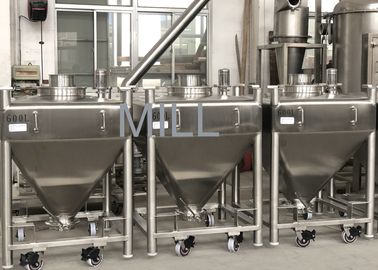 Băng tải chân không IBC di chuyển bột Bin Băng tải chân không cho bột Bin Blender thép không gỉ