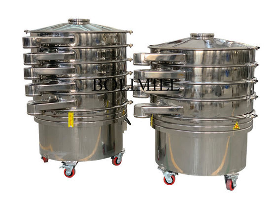 Máy phân loại bột tròn CE GMP 2000kg / H Máy sàng Vibro