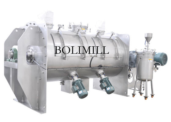 Dao thép không gỉ Máy trộn cày ngang 200L 300L