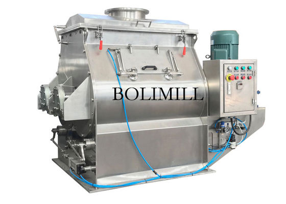 Máy trộn cánh khuấy kép bằng thép không gỉ 304 3kw 15 vòng / phút
